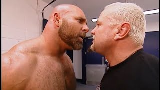 GOLDBERG AND SCOTT STEINER BACKSTAGE SEGMENT  WWE RAW 2004 [upl. by Assertal676]