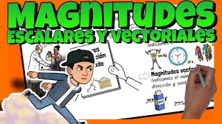 📏 Las MAGNITUDES ESCALARES y VECTORIALES [upl. by Ruthe]