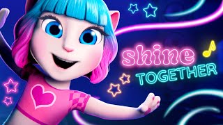 ✨🎵 VÍDEO MUSICAL OFICIAL de Shine Together🎵✨ Talking Angela [upl. by Alegnasor]