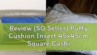 Review SG Seller Puffy Cushion Insert 45x45cm Square Cushion Pillow  Sofa Pillow  Cushion Inser [upl. by Ellerrehc192]