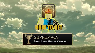 How To Get Supremacy Achievement AOTR [upl. by Modeste410]