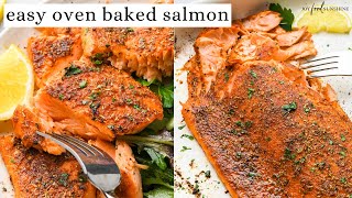 Oven Baked Salmon Recipe [upl. by Anitsugua]