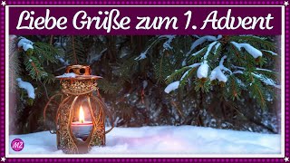 Liebe Grüße zum 1Advent 🕯️ Ich wünsche Dir eine schöne Adventszeit 🕯️ [upl. by Atiekal577]