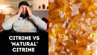 Citrine Crystal Benefits  Heat Treated Citrine vs Natural Citrine [upl. by Eilla353]