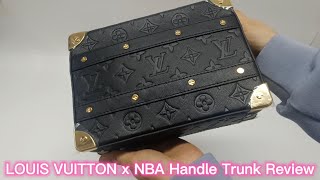 UNBOXING LOUIS VUITTON BAG x NBA Handle Trunk M57971 [upl. by Llecrad938]