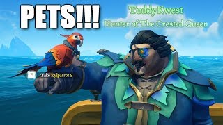 NEW ADORABLE PETS in Sea of Thieves [upl. by Malo625]