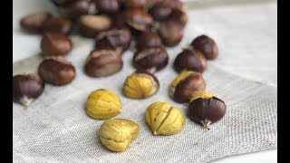 CASTAGNE FURBE MORBIDE E FACILI DA SBUCCIARE trucchi segreti e cottura perfetta [upl. by Siegel]