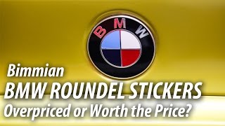 BMW Colored Roundel Decals Installed and Reviewed [upl. by Ronny52]