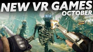 NEW VR GAMES October 2024 Its A HUGE Month for VR [upl. by Bailar]