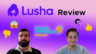 Sales Moghuls review Lusha [upl. by Porter77]