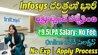 👌Infosys లో అతి పెద్ద రిక్రూట్మెంట్  Infosys Recruitment 2024  Work From Home Jobs 2024Job Search [upl. by Serrell]