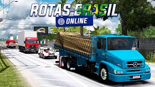 Novo Jogo de Caminhões Brasileiros com Multiplayer para Android Rotas do Brasil Online [upl. by Adur]