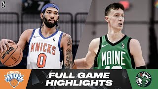 Westchester Knicks vs Maine Celtics  Game Highlights [upl. by Acissey]