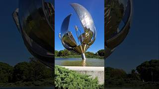 FLOR METÁLICA EM BUENOS AIRES  FLORALIS GENERICA buenosaires shorts [upl. by Ordisi]