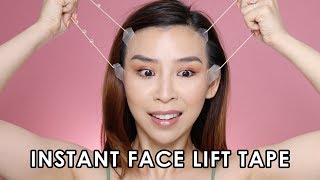 Instant Face Lift Tape  Does it work [upl. by Saixela]