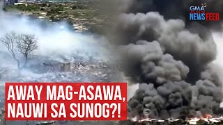 Away magasawa nauwi sa sunog  GMA Integrated Newsfeed [upl. by Nnyrb]