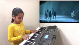 Minnale Theme Piano cover by Riya  Poopol Poopol  RHTDM theme  Harris Jayaraj  Riya Rhythms [upl. by Fabron]