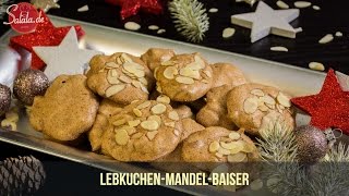 LebkuchenMandelBaiser Low Carb backen zuckerfrei Weihnachtsbäckerei salalade [upl. by Koball]