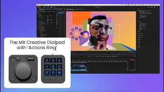 How to reduce edit times on Premiere Pro with Actions Ring in Logi Options and MX Creative Dialpad [upl. by Thane634]