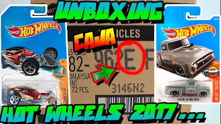 UNBOXING  CAJACASE E HOT WHEELS BASICOS [upl. by Hallock]