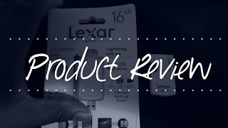 Lexar M20i 16GB JumpDrive  Product Review [upl. by Ydnab725]