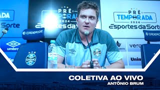 AO VIVO  COLETIVA ANTÔNIO BRUM  3001 [upl. by Enaht676]