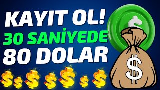 KAYIT OL✅30 SANİYEDE 80 DOLAR KAZAN 💰 İnternetten Para Kazanmanın Yolları Airdrop 2024 [upl. by Meara]