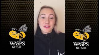 George Fisher on joining Wasps Netball [upl. by Lseil]