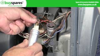 How to Replace a Tumble Dryer Motor Capacitor Hotpoint Indesit or Creda [upl. by Gratt]