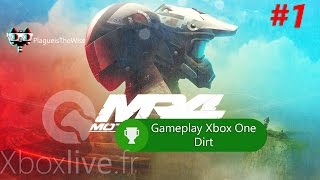 Moto Racer 4  Gameplay en Dirt  Xbox One [upl. by Rasaec]