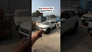 New brezza base model cng ❤️ vlogwithvishal shorts shortsyoutube brezza2022modified brezzacng [upl. by Maxfield504]