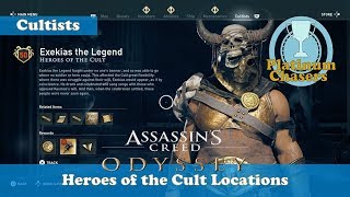 Heroes of the Cult  Cultist Locations  Assassins Creed Odyssey [upl. by Sheeran]