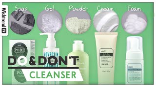 Find Your Best Face Cleansers How to use DayampNight Texture Type Deep Cleansing [upl. by Noelopan]