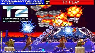 THE TERMINATOR 2 JUDGEMENT DAY for Arcades from Midway [upl. by Hplodur836]