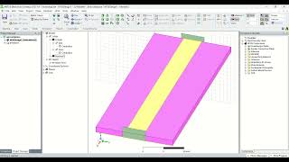 How to design a microstrip line with HFSS [upl. by Yennaiv]