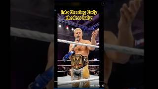 WWE’s Cody Rhodes brings a Cancer survivor into the ring AEW wweSmackdown shorts [upl. by Yrtnahc280]