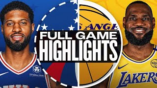 LAKERS vs SIXERS FULL GAME HIGHLIGHTS  November 8 2024  Sixers vs Lakers FULL Highlights NBA 2K25 [upl. by Alor]