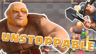 GIANT MINER MADNESS Easy 12 win GC deck [upl. by Kcirdor]