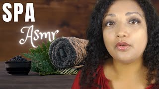 ASMR SPA nettoyage de peau 🌿 savon vapeur chromothérapie 🌼 [upl. by Ahsened369]