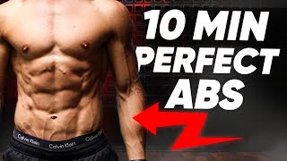 10 MIN PERFECT ABS WORKOUT RESULTS GUARANTEED [upl. by Dworman]