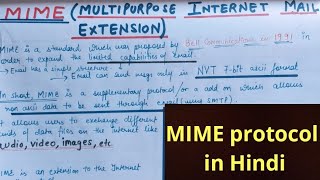 MIME protocol in Cryptography and Network Security  Email security in Network Security [upl. by Evania]