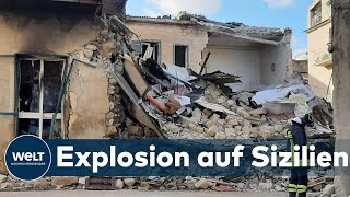 HEFTIGE EXPLOSION Gasleitung bringt Wohnhaus zum einstürzen  mehrere Menschen vermisst [upl. by Asilehs]