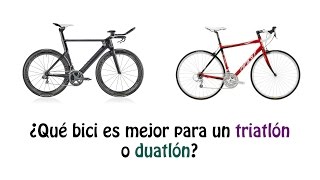 ¿Qué tipo de bici se ha de usar en triatlón o duatlón [upl. by Fugazy]