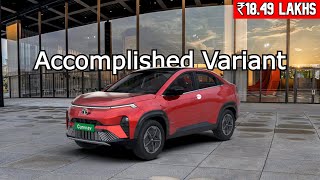 Tata Curvv EV Accomplished Variant Explained [upl. by Siuqcram]