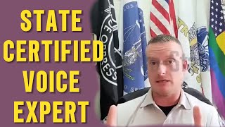 JEREMY DEWITTE STATE CERTIFIED VOICE EXPERT [upl. by Falo912]