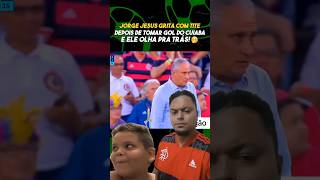 🔴⚫SÓSIA DE JORGE JESUS GRITA COM TITE DEPOIS DE TOMAR GOL DO CUIABÁ E OLHA PRA TRÁS🤣 [upl. by Mihcaoj]