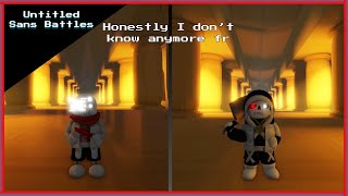 UT Untitled Sans Battles  Aftertale  Cross Sans Rework [upl. by Uund]