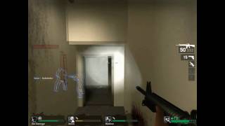 Left 4 dead  Funny hunter kill trough wall [upl. by Nhar]