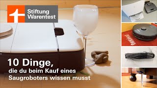 Test SaugWischroboter 2024 Die 10 TopTipps zum SaugroboterKauf Stiftung Warentest [upl. by Mazonson]