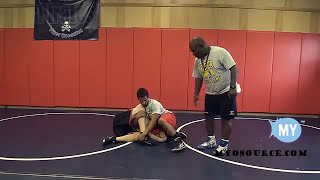 Wrestling Training  How To Spladle  Kinetic Bands [upl. by Seaver]